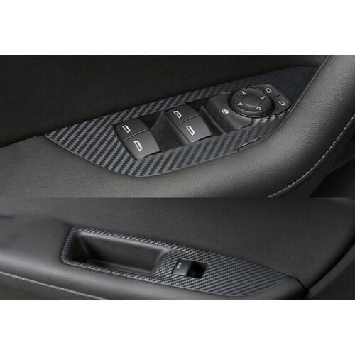 for Chevrolet Blazer 2019-2022 Carbon Fiber Window Lift Panel Switch Cover Trim