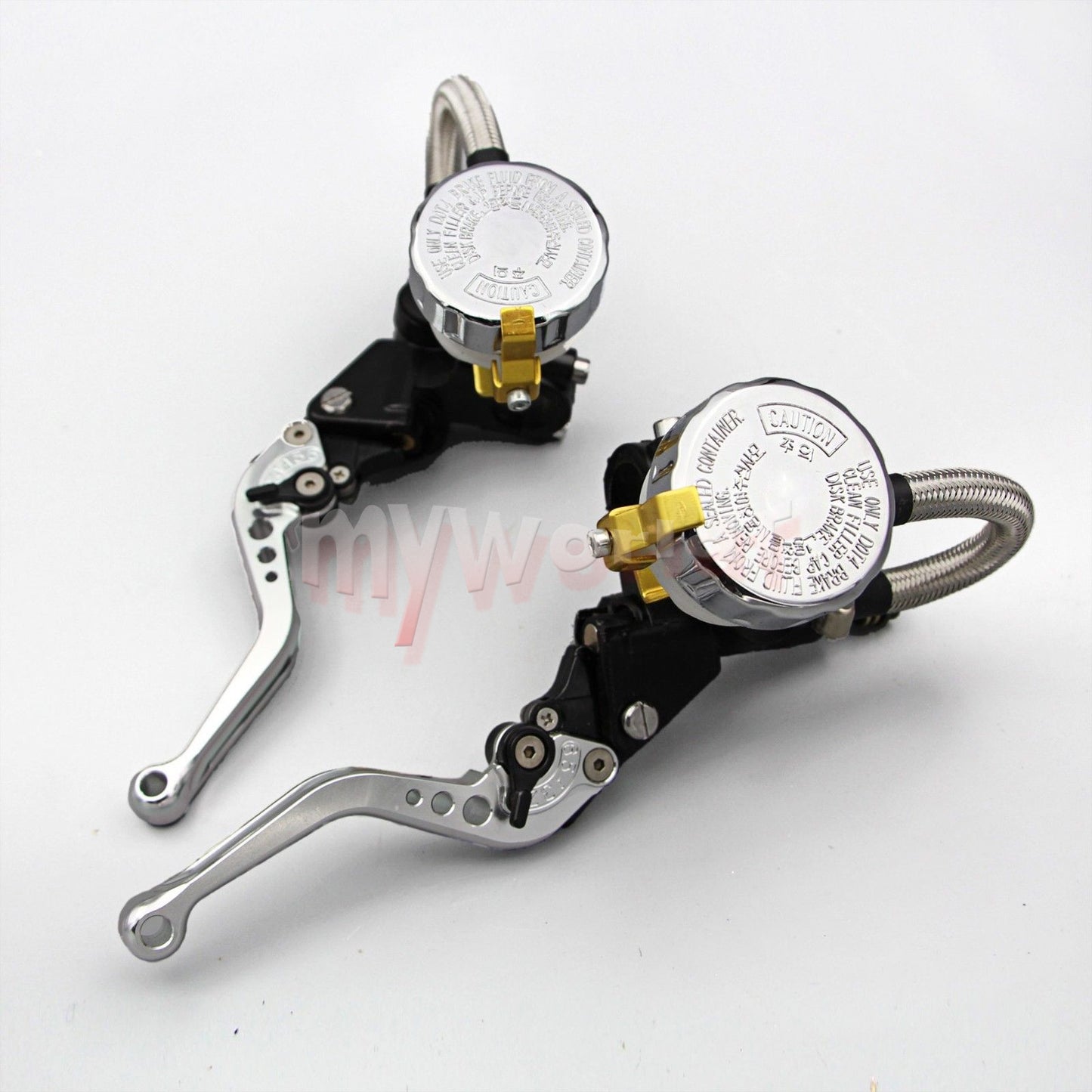 Fit for Yamaha Motorcycle Clutch Brake Lever Master Cylinder Reservoir Set