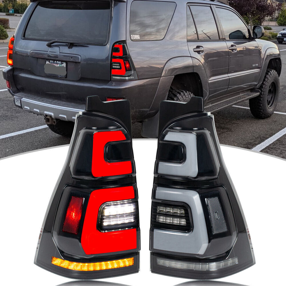 1. Dual LED taillights with dynamic signal for Toyota 4Runner 2003-2009.
