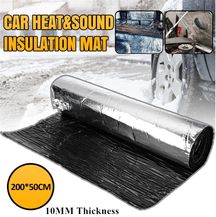 Car Engine Bonnet Insulation Noise Hood Sound Proofing Heat Mat 10MM Glass Fiber