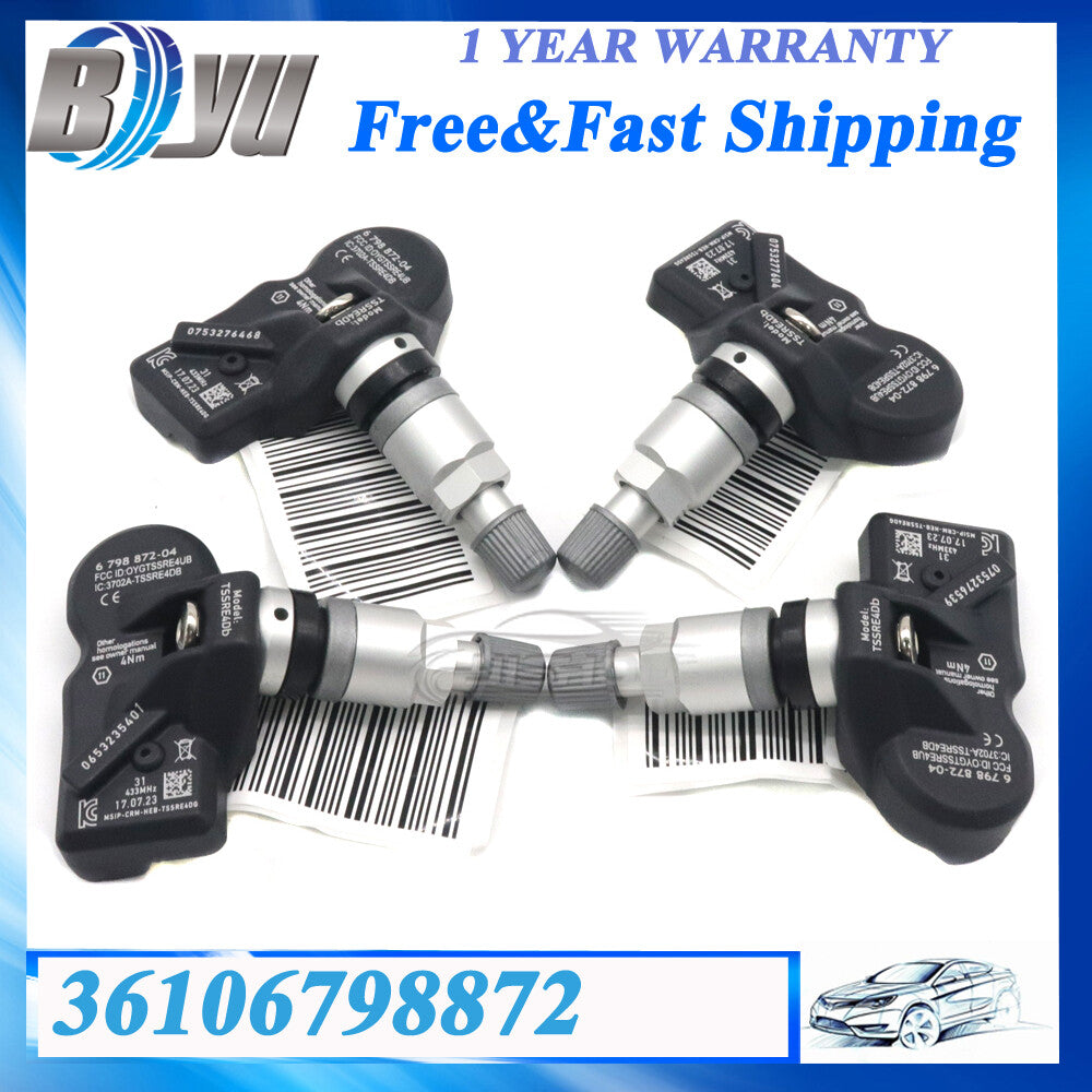 Tire Pressure Monitoring System TPMS Sensor 36106798872 433MHz for BMW 328i 335i