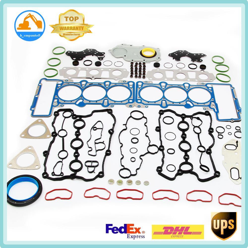 Engine Cylinder Gaskets Seals Set w/Head Valve Cover for Audi A6 S5 Q5 Q7 3.0T