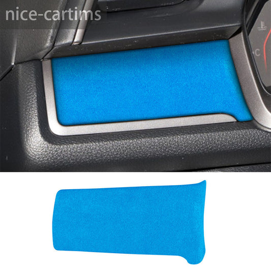 for Honda for Civic 10th 2016-2021 Diver's Side Center Console Panel Trim Suede Blue