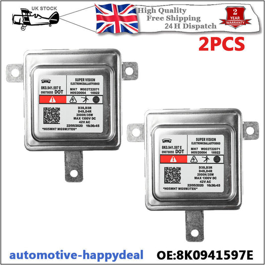 2PCS Xenon Headlight Ballast Control Unit Module for AUDI A1 A3 A4 A5 A6