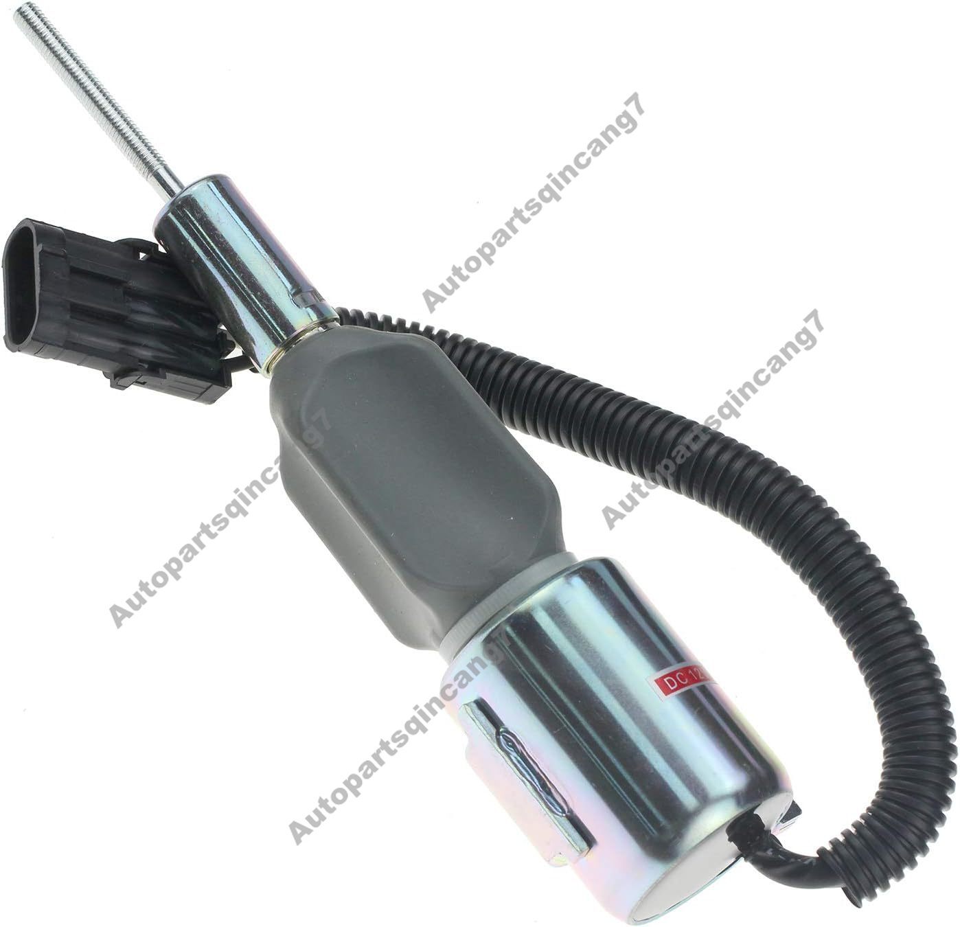 12V Fuel Shutoff Solenoid J930658 for CASE Engine 6591T Dozer 1150H Tractor 8850