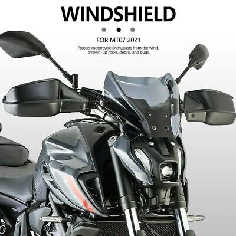 3 Color Motorcycle Parts Windshield Windscreen Deflectore for Yamaha MT07 2021