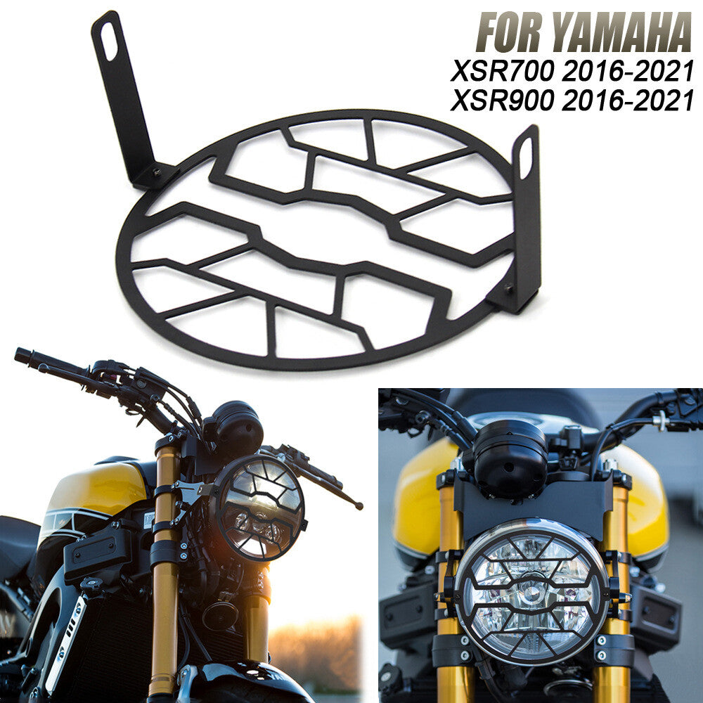 for Yamaha XSR700 XSR900 Front Headlight Protection Grille Metal Protection Mesh