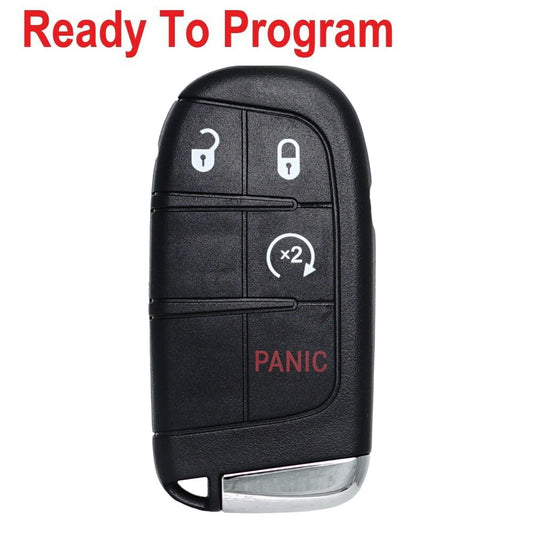 Suitable for 2017, 2018, 2019, 2020, and 2024 for Jeep Compass Prox for Smart Remote Control Keychain (one piece)