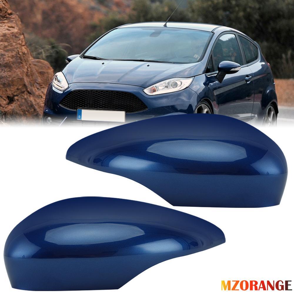 2¡ÁF¨¹r for Ford Fiesta MK7 2009-2017 Aussenspiegel Spiegelkappe Abdeckung Marineblau