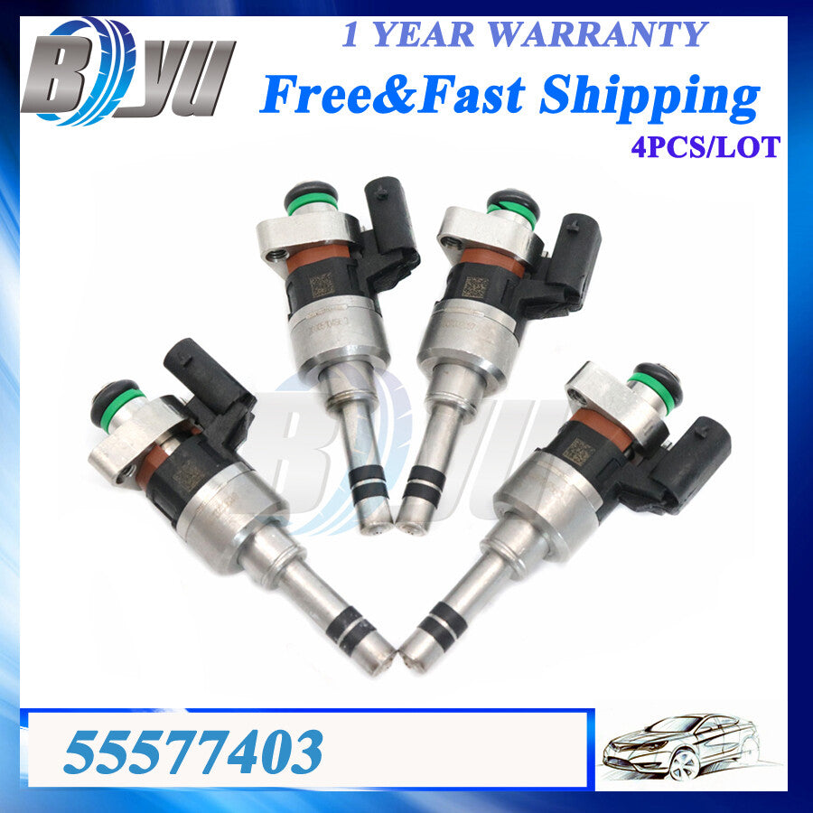 Fuel Injectors 55577403 Set of 4pcs Fits For GM 2016-2019 for Chevrolet for Cruze 1.4L