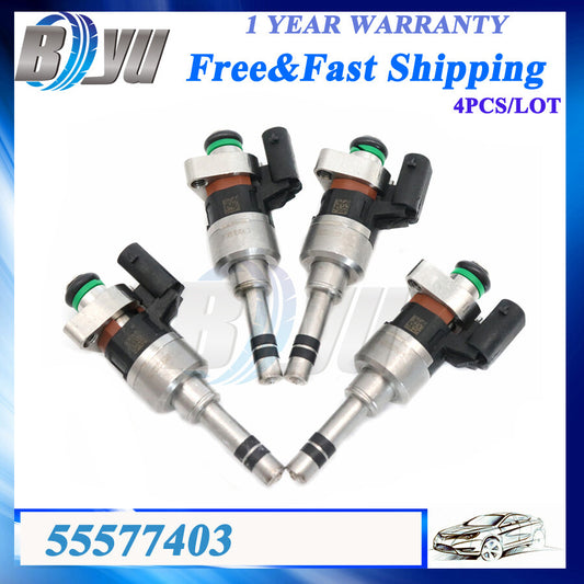 Fuel Injectors 55577403 Set of 4pcs Fits For GM 2016-2019 for Chevrolet for Cruze 1.4L