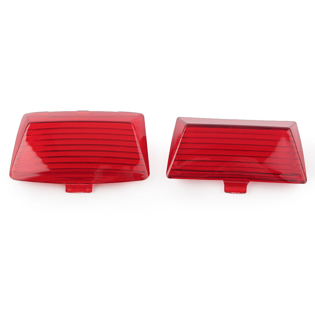 Mudguard Fender Tips Light Lens Cover for Harley Touring Electra Glide FLHT Dyna