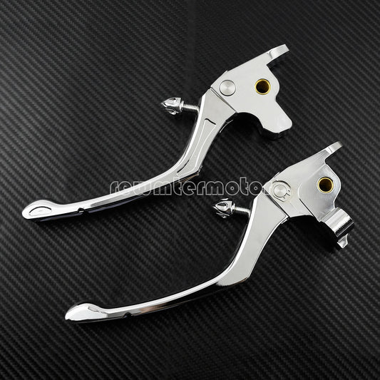 Chrome Brake Clutch Lever Fit for Harley Touring Road Glide 2017-2020 Trike 2019
