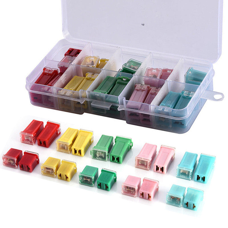 20x for Mini Square Fuse Assortment Car Motorcycle Fuses Kit 20A/30A/40A/50A/60A