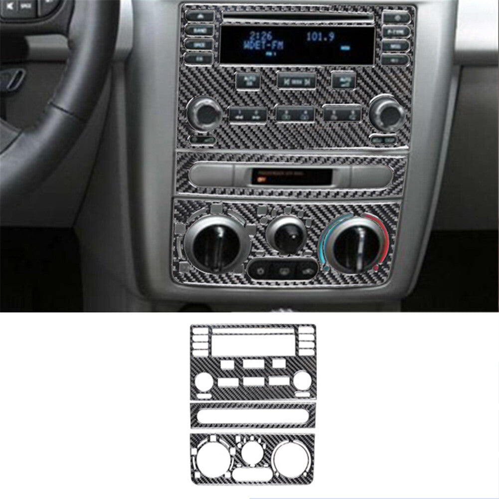 3Pcs Center Control Button Frame Trim Panel TypeA for Chevrolet COBALT 2005-2010