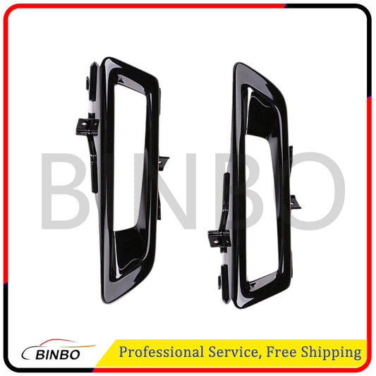 Fit for Land Rover Discovery Sport Front Fog Light Lamp Black Cover Trim 2015-18