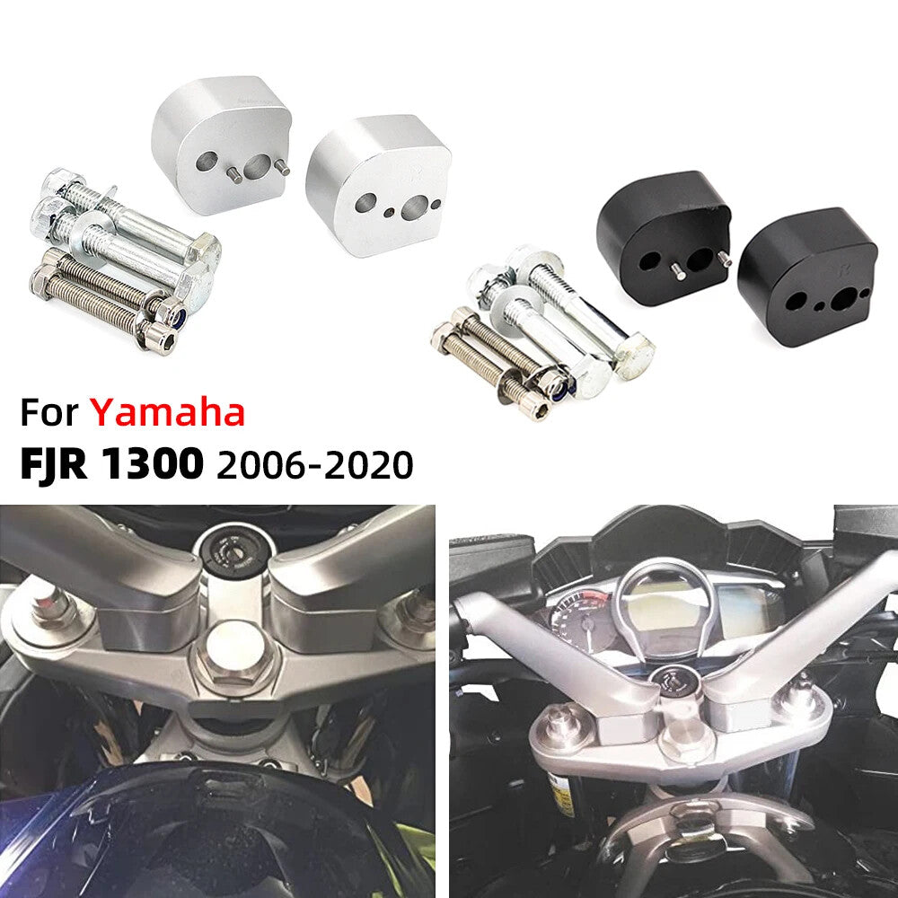 Handlebar Riser Clamp Handle Bar Code Risers FJR 1300 2006-2020 Parts 2019 2018