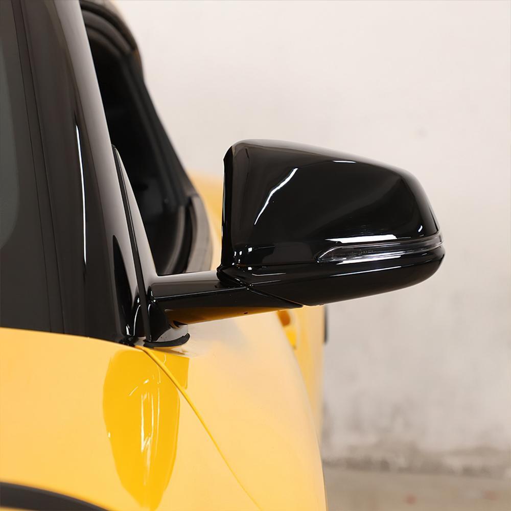 for Toyota Supra 19-23 Gloss Black ABS Side Mirror A Pillar Panel Cover Trim