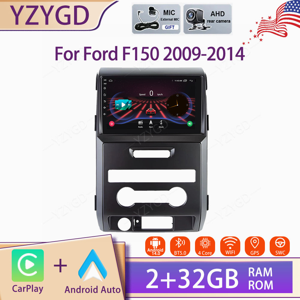 for Ford F150 2009-2014 Stereo 9inch Android Auto Carplay Car Radio GPS Screen