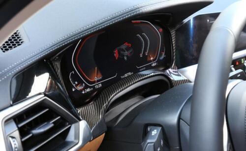 ABS Carbon Fibre Panel Frame for BMW 4-Series 2021-2023 Instrument Cover Trim