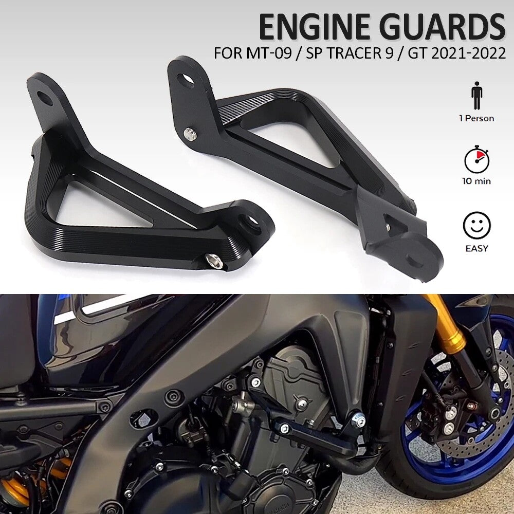 For MT09 SP Falling Engine Protetive Guard Cover Crash Bar Frame Protector Bumpe