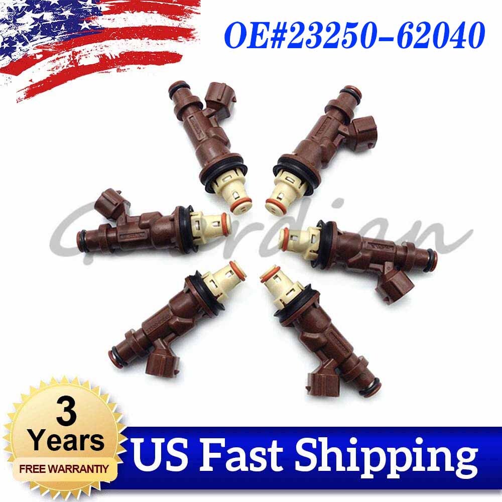 6X Fuel Injector for TOYOTA 4RUNNER 1999-2002 TACOMA 1999-2004 TUNDRA 2000-2004