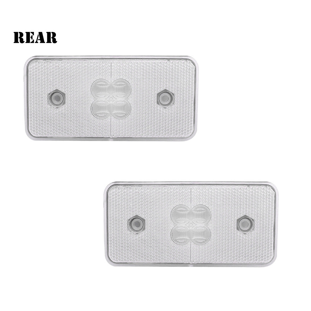 Red full LED transparent rear-side marker light applicable to 2002-2014 for Mercedes-Benz W463 G-Class.