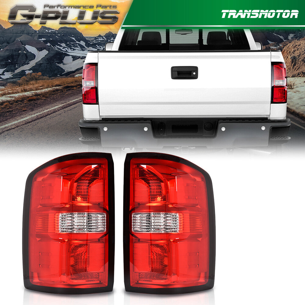 A pair of red taillights and brake lights are suitable for 2014-2018 for GMC for Sierra 1500 2500 3500 models.