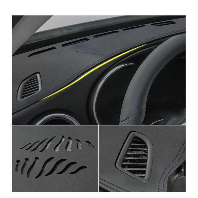 for Kia Sorento 2016-20 Leather Dashboard Dash Cover Nonslip Dashmat Mat Carpet