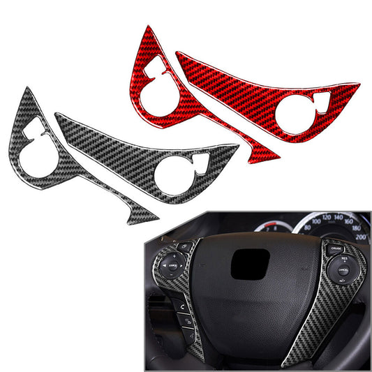 Carbon Fiber Steering Wheel Trim Button Cover for Honda Accord 2013-2017 14 15
