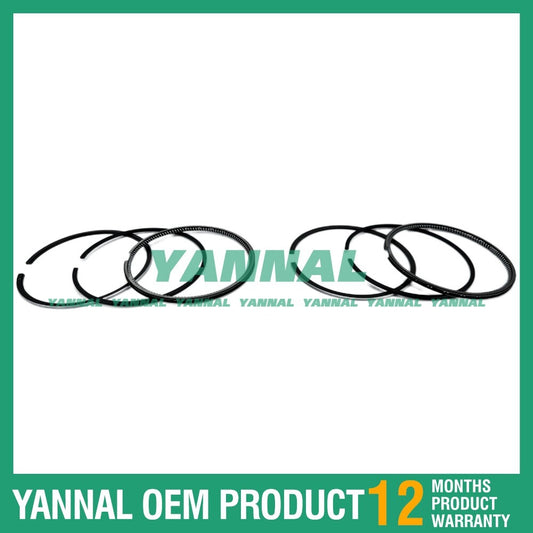 2 new L2E Piston Ring Kits STD for Mitsubishi MT372 Tractors