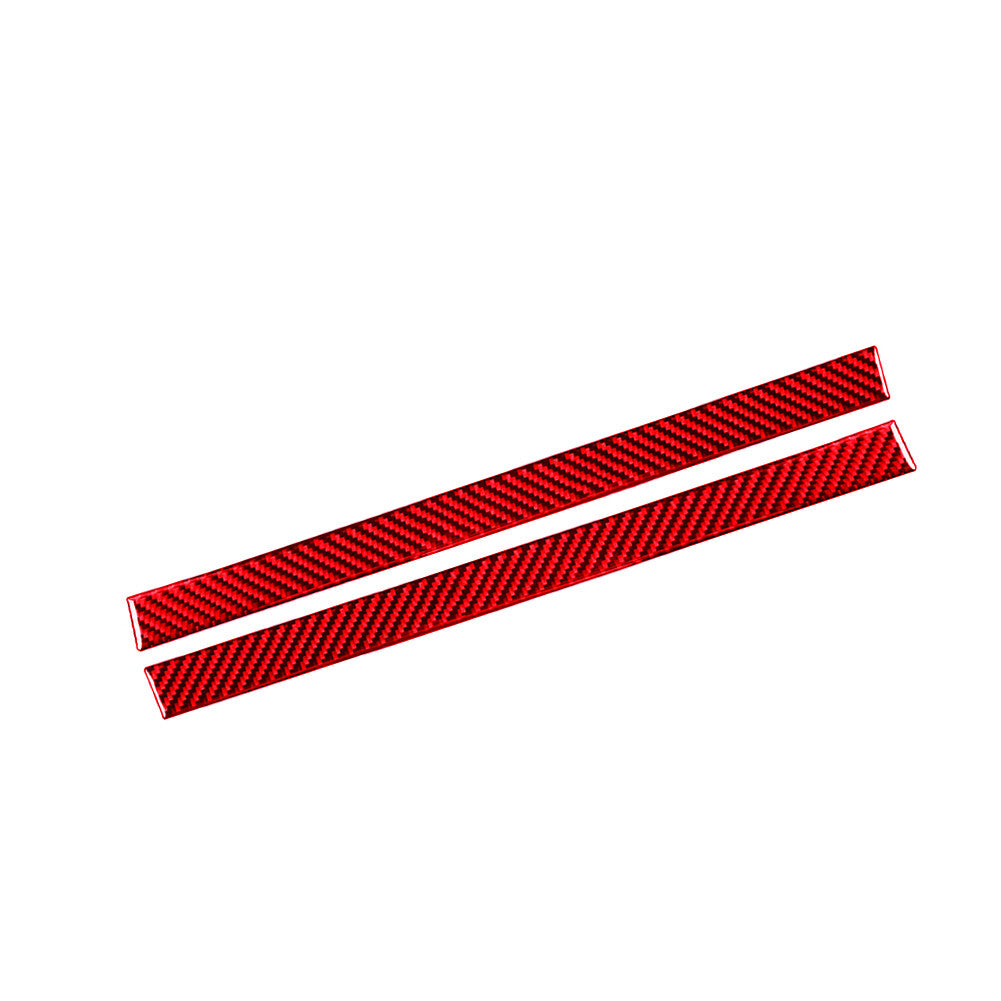 Red Carbon Fiber Rearview Mirrior Anticollision Cover for Toyota Tundra 2014-18