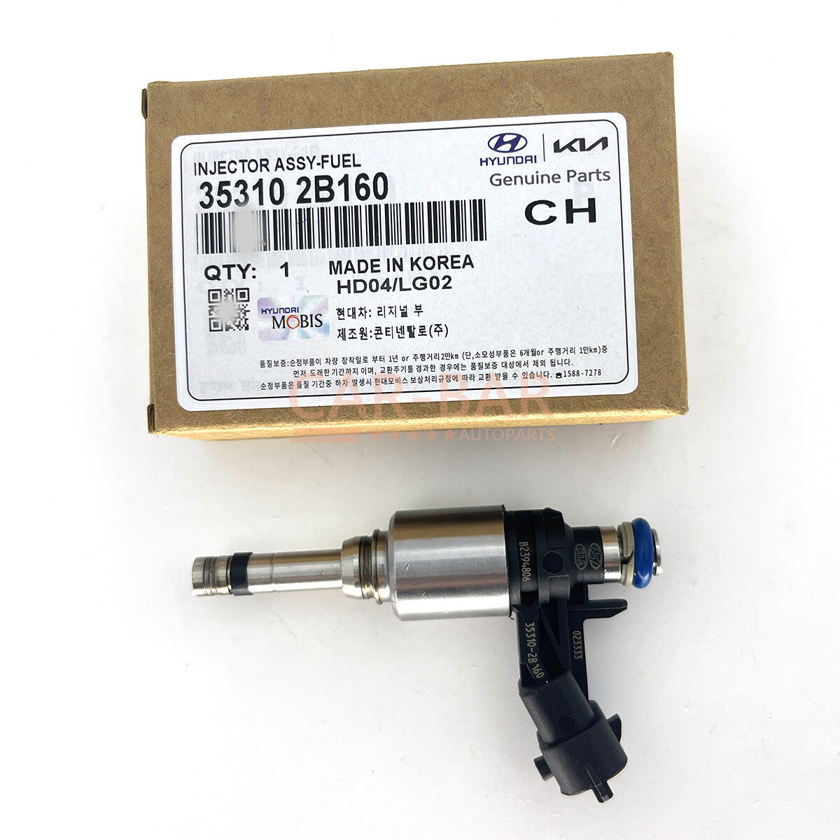 4x Fuel Injector 353102B160 for 2012-15 for Hyundai Accent for Kia Rio Soul 1.6T