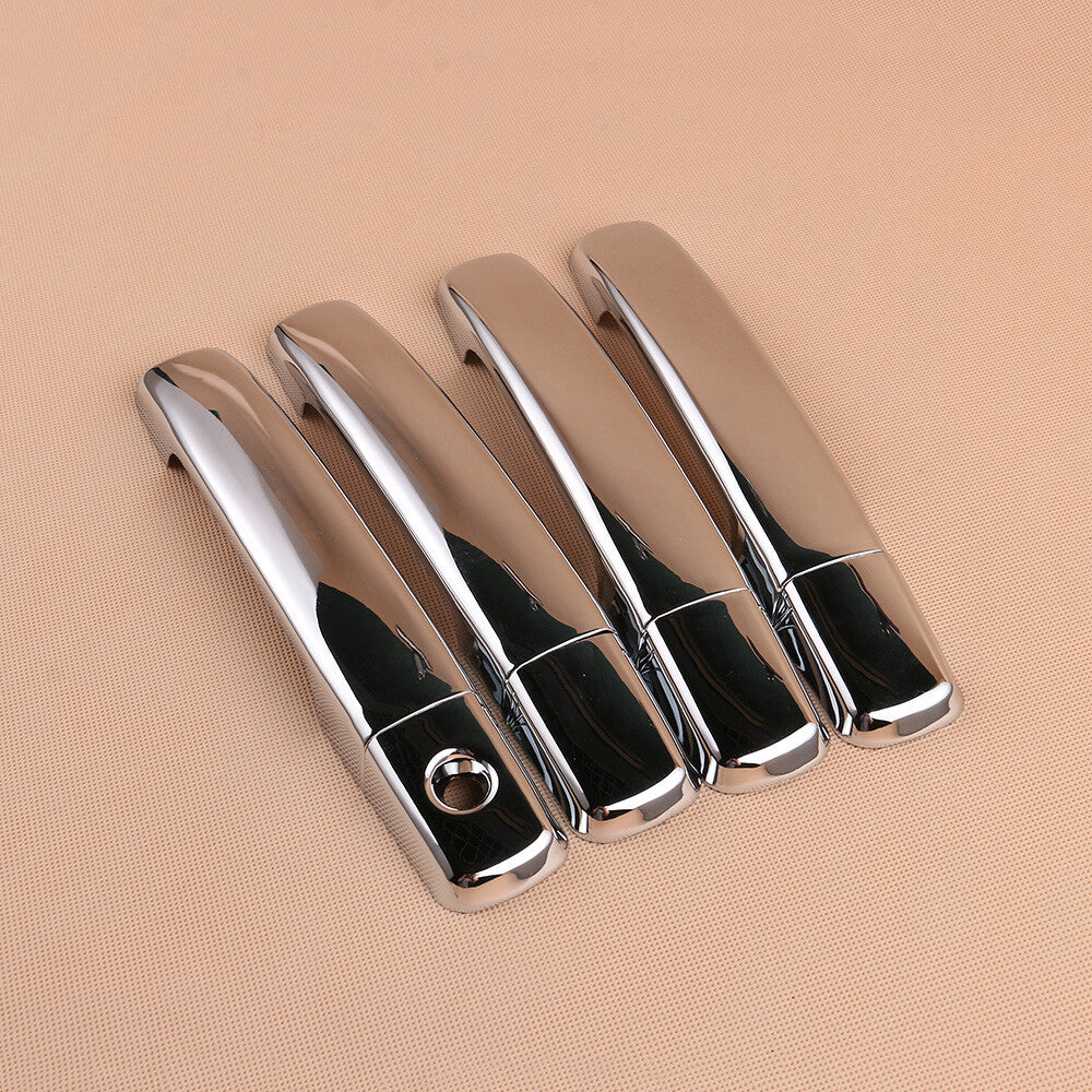 4 Door Handle Bezel Cover Chrome Fit 2007-12 for Nissan Qashqai for Altima Maxima Sentra