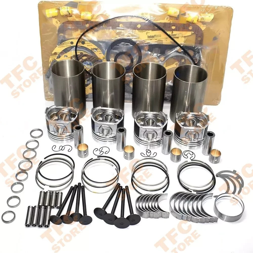 K4D Overhaul Rebuild Kit With Full Gasket Bearing Set for Mitsubishi Engine 78mm