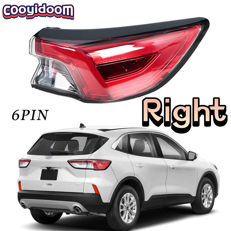 Right Rear LED Tail Light Turn Signal Light for Ford Escape 2020-2022 6PIN