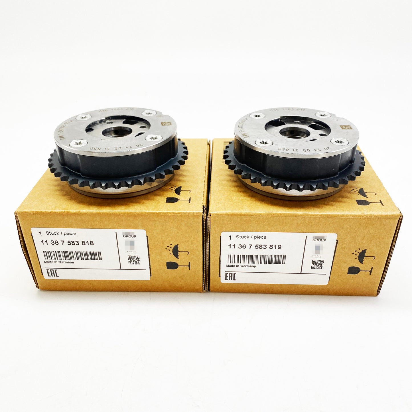 2X Exhaust Intake Camshaft VVT Gear for BMW X3 X4 X1 320i 520i N20 N26 2.0