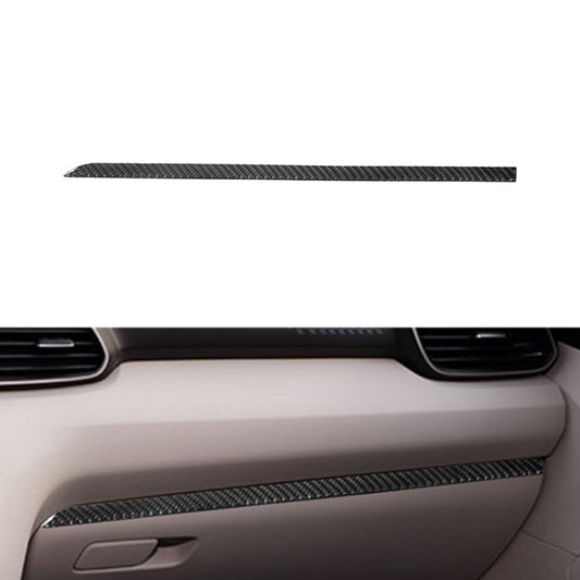 Carbon Fiber for Co -pilot Glove Box Cover Strip for Hyundai for Veloster JS 2019-2022