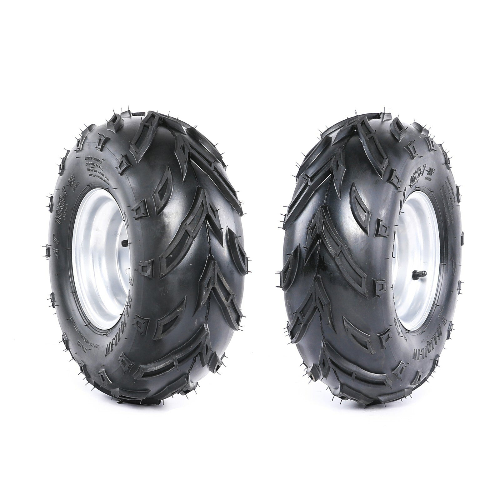 2-pack 16x8-7 tires, wheels, rims, 3 studs, 16x8x7 all-terrain vehicle, four-wheel go-kart, Taodao cooler 125