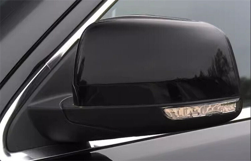 Black LH Rearview Mirror Cover Shell Cap Fit for Jeep Grand Cherokee 2014-2019