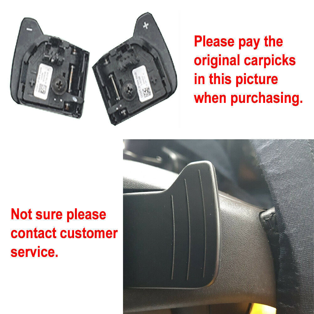 Black Car Steering Wheel Shift paddle Shifter Extension for Ford Mondeo 13-2019