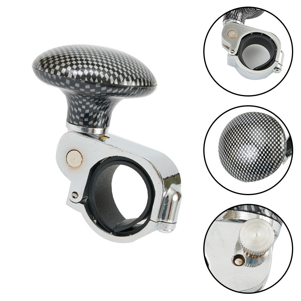 Car Auto Steering Wheel Spinner Knob Auxiliary Booster Aid-Handle Knob Black