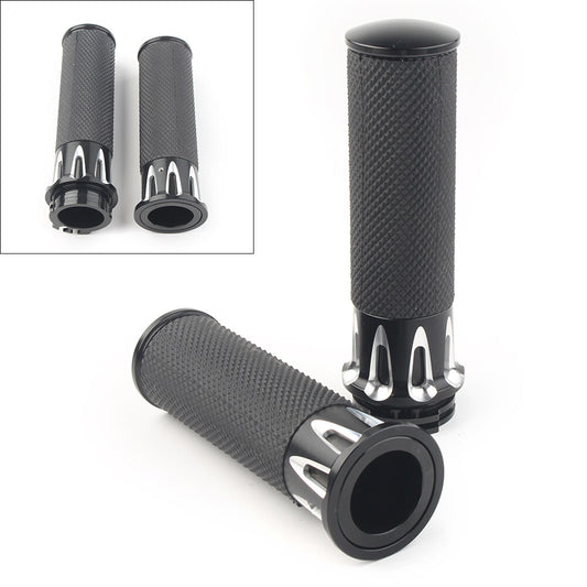 Motor 1 Handle Bar Hand Grip for Harley Touring Street Glide Softail Dyna TU5