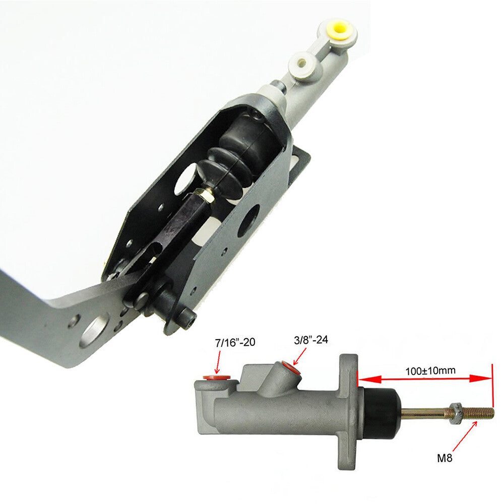 0.75 Bore Thread Hydraulic Handbrake Pump Racing Brake Clutch Master Cylinder