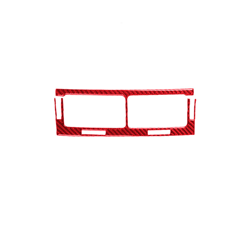 Red Central Control Vent Trim Cover Carbon Fiber for Chevrolet COBALT 2005-2010