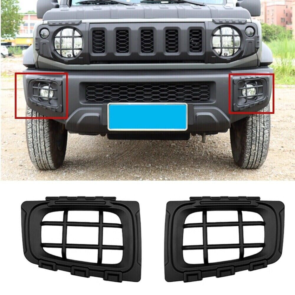 ABS Front Fog Light Lamp Protector Guards Cover for Suzuki for Jimny 2/4 Door 2019+