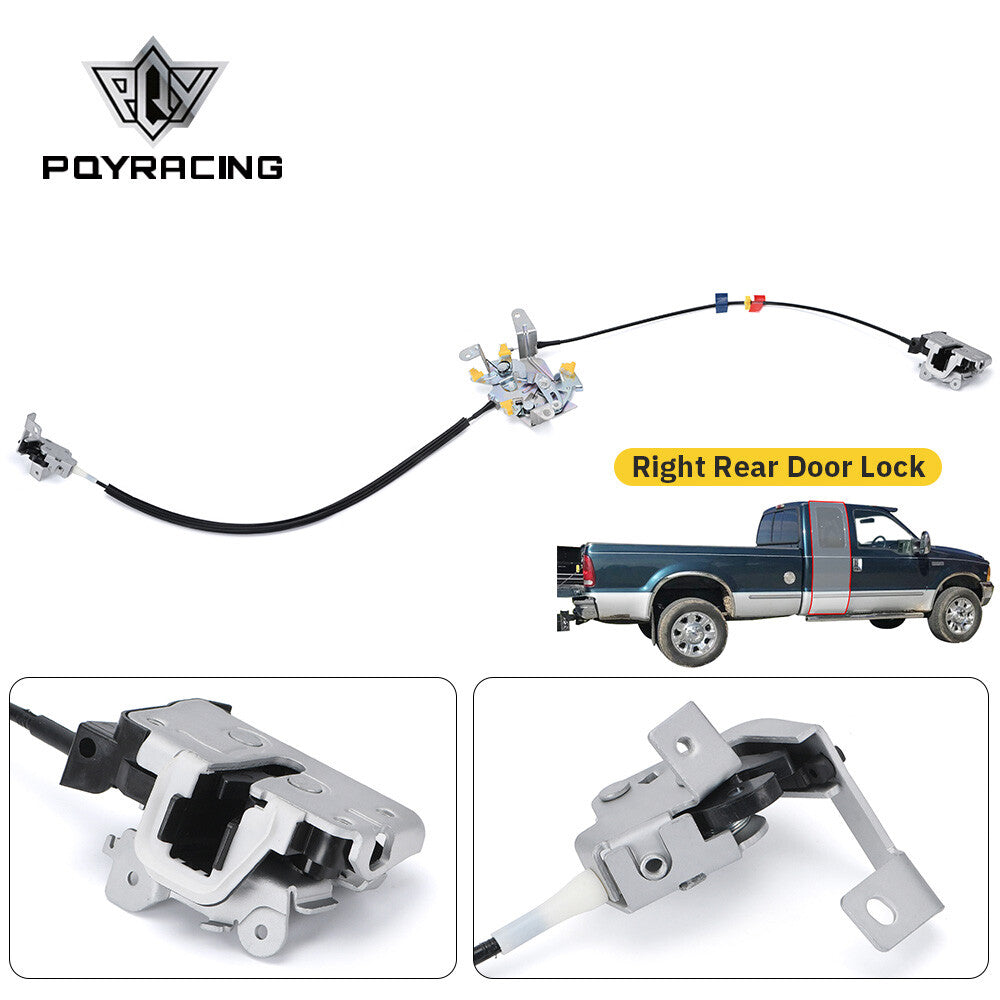 Right Rear Door Latch Lock Cable Extend Cab For 99-07 for Ford F250 F350 Super Duty
