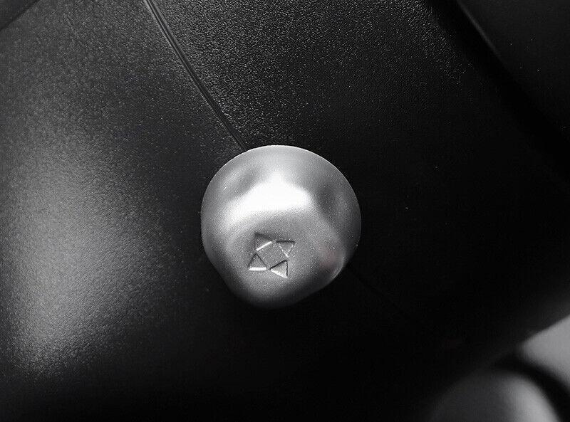 Matte Silver Steering Wheel Switch Adjustment Trim for Dodge for Challenger 2015-20
