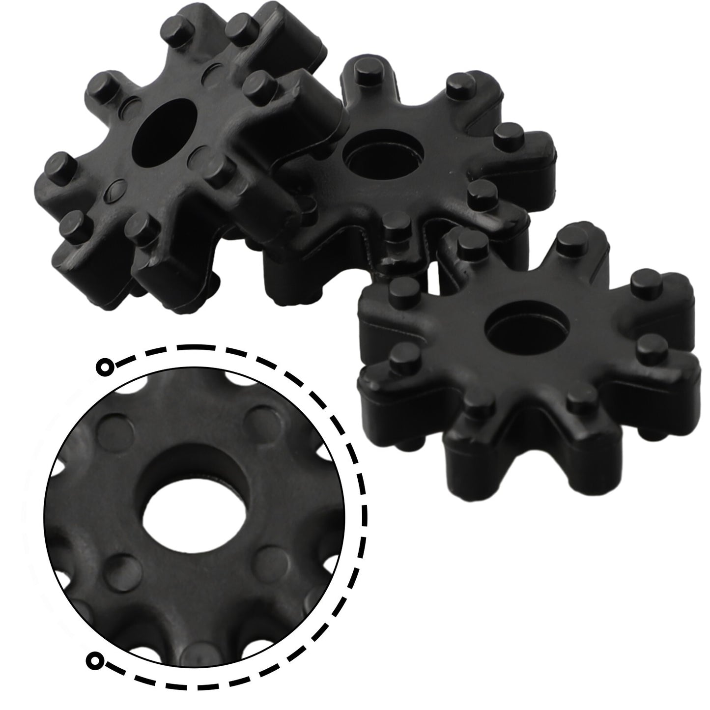 Flexible coupling steering coupler 6315-2K000FFF - Front view of automotive parts
