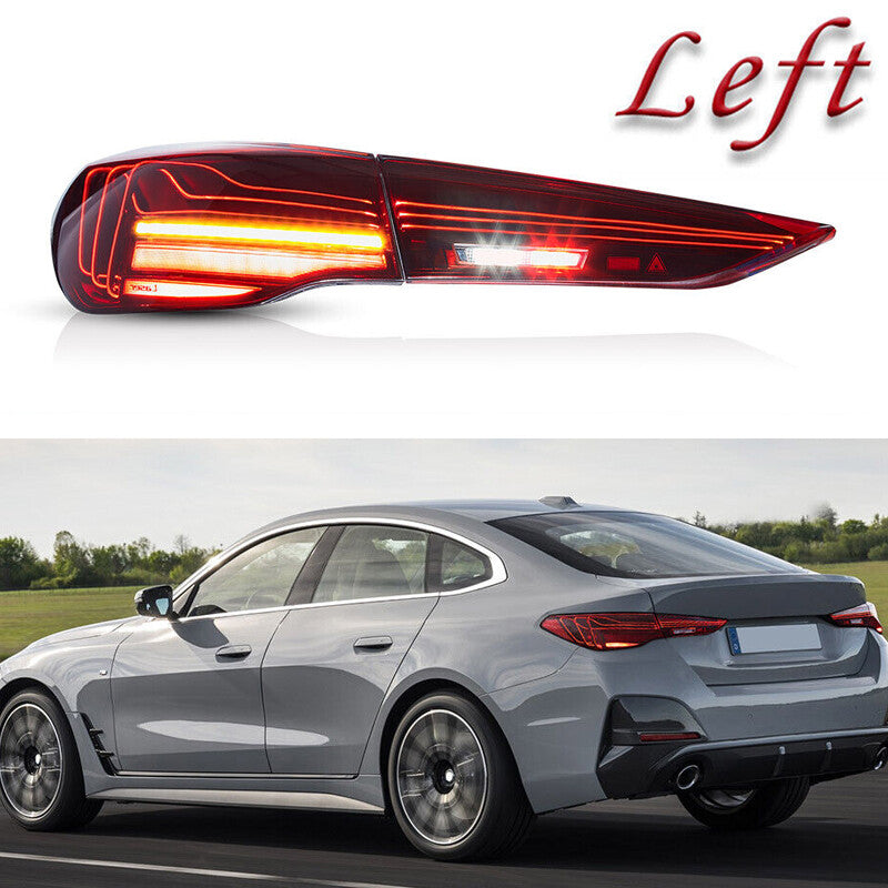 LH VLAND LED Tail Lights for BMW 4 Series 2020+ G22 G23 G26 G82 M4 CSL Red Lens